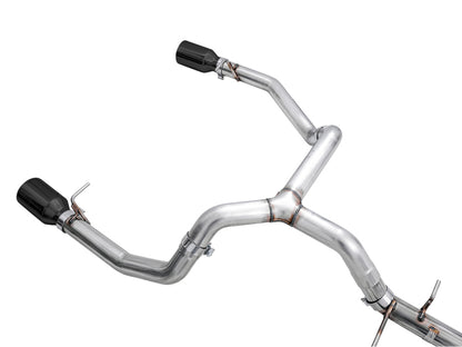 AWE Tuning 4th Gen GM 1500 5.3L 0FG Cat-Back Split Rear Exit (Flat Bumper) - Dual Diamond Tips