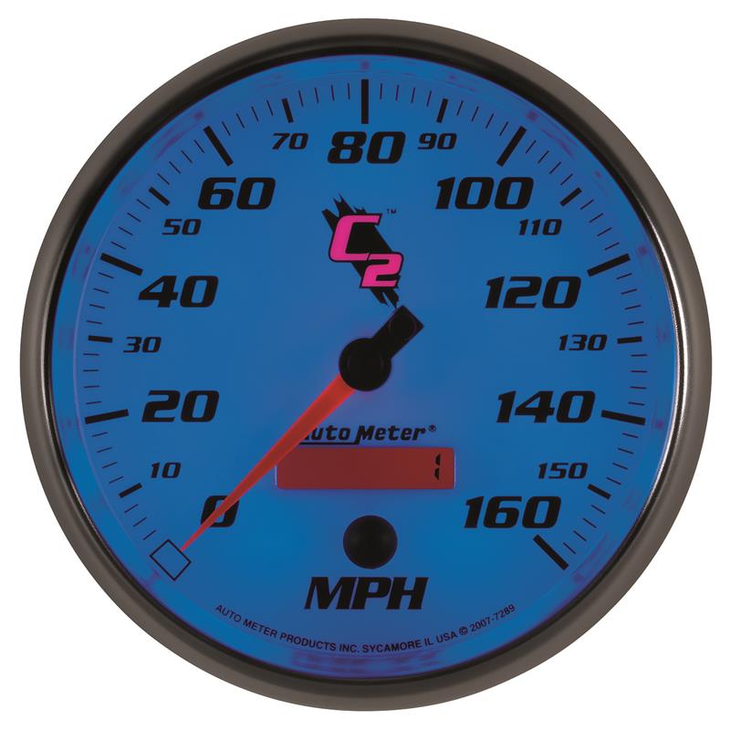 Autometer C2 5 inch 160MPH In-Dash Electronic Programmable Speedometer