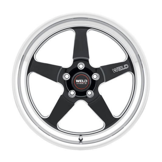 Weld S104 20x11 Ventura 5x135 ET25 BS7.0 Gloss BLK MIL DIA 87.1