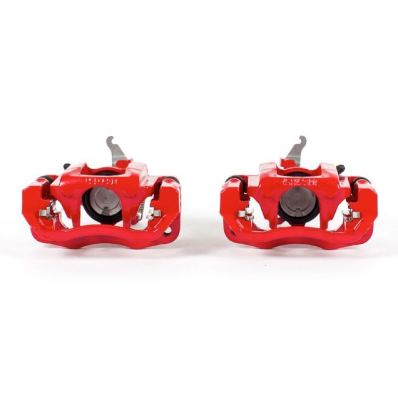 PowerStop Power Stop 09-11 Dodge Journey Rear Red Calipers w/Brackets - Pair