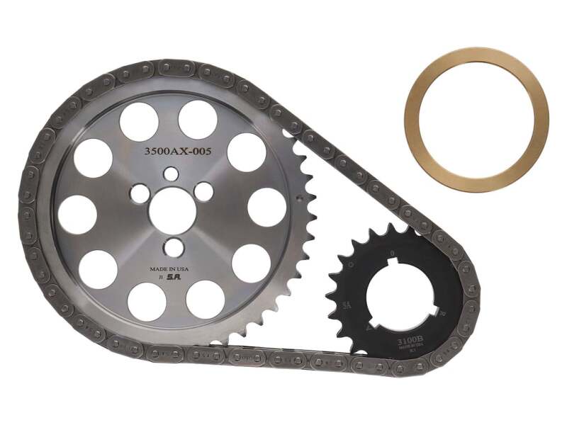 Manley Performance Manley Billet Timing Chain Kit - Small Block Chevrolet - Shim - Short