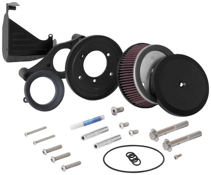 K&N Engineering K&N 17-18 Harley-Davidson Road Glide Hammer Black Street Metal Intake System