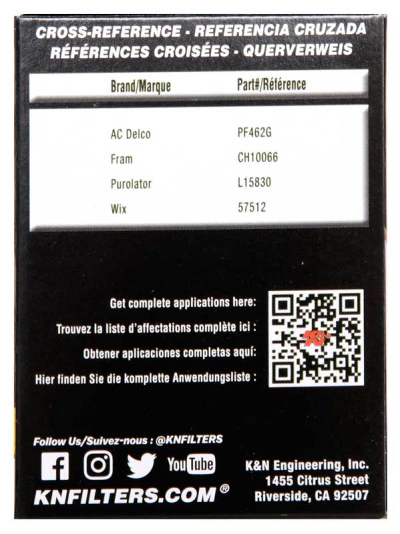 K&N Engineering K&N Performance Oil Filter for 07-15 Mini Cooper L4-1.6L