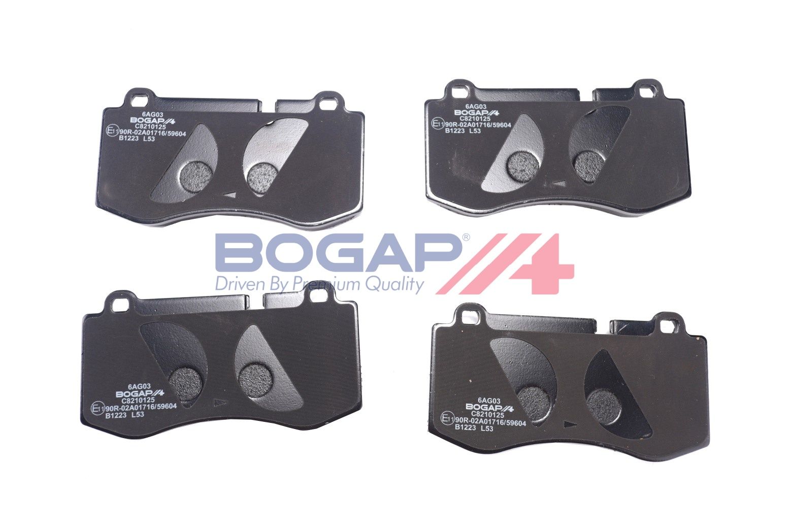 BOGAP C8210125 Brake Pad Set, Disc Brake