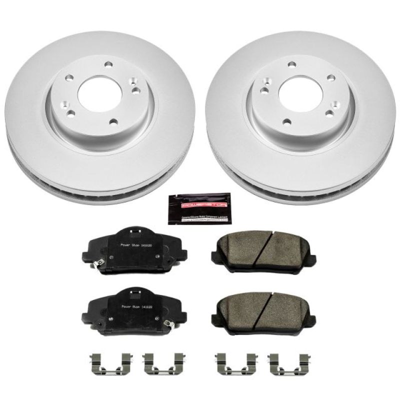 PowerStop Power Stop 14-17 Kia Forte5 Front Z17 Evolution Geomet Coated Brake Kit