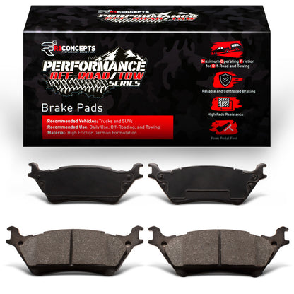 R1 Concepts R1 12-20 Lincoln Mark Lt Rear Off-Road/Tow Brake Pads