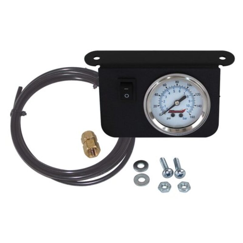 Kleinn Air Horns Kleinn Illuminated Single Needle 160 PSI Dash Panel Gauge w/ On/Off Switch