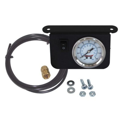 Kleinn Air Horns Kleinn Illuminated Single Needle 160 PSI Dash Panel Gauge w/ On/Off Switch