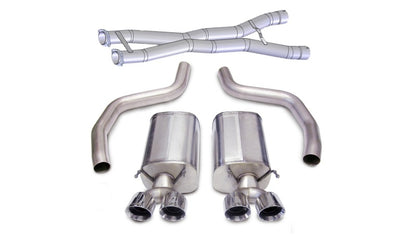 CORSA Performance Corsa 2012-2013 Chevrolet Corvette C6 ZR1 Sport Cat-Back Dual Rear Exit w/ Twin 4.0in Pol Tips