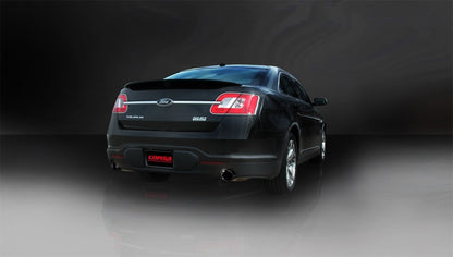 CORSA Performance Corsa 2010-2019 Ford Taurus SHO 3.5L V6 Turbo Sport Cat-Back Exhaust w/ Dual 4in Black Tips