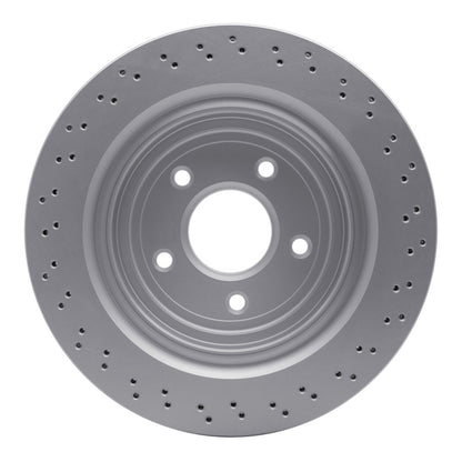 DFC 06-13 Cadillac XLR Rear Drilled GeoSPEC Coated Rotor