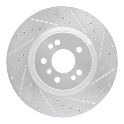R1 Concepts R1 06-12 Mercedes-Benz ML500 (USA/Canada) Front Right Drilled & Slotted Silver Brake Rotor