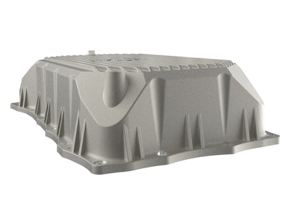 aFe GM Diesel Trucks 20-25 V8-6.6L L5P POWER Street Series Transmission Pan Raw w/ Machined Fins