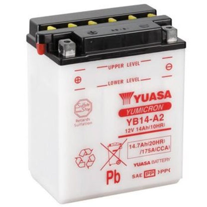 Yuasa Battery Yuasa YB14L-A2 Yumicron CX 12-Volt Battery