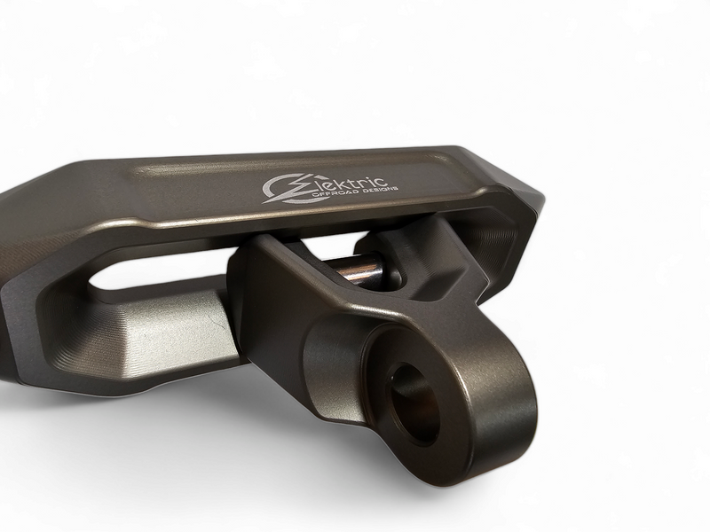 Elektric Off Road Elektric Offroad Winch Hawse Fairlead And Hook Combo Anodized Gun Metal