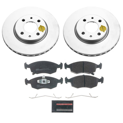 PowerStop Power Stop 12-18 Fiat 500 Front Euro-Stop Brake Kit
