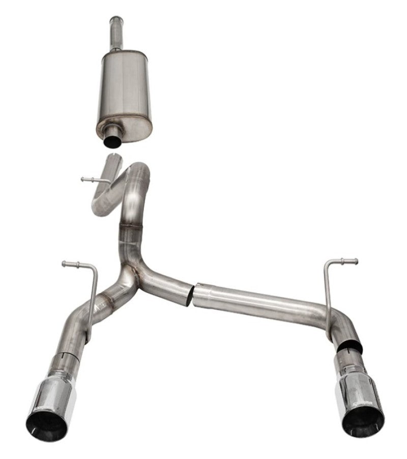 CORSA Performance Corsa 2018-2025 Jeep Wrangler JLU 3.6L 2.75in Sport Cat-Back Exhaust w/ 4in Tips