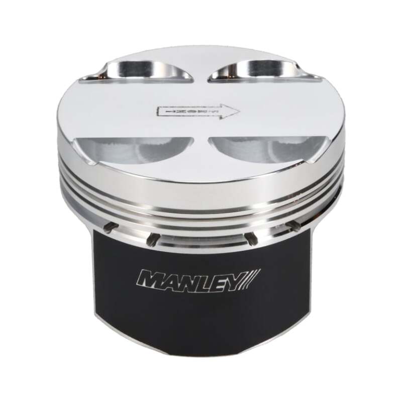 Manley Performance Manley 16+ Nissan VR30DDTT 86mm Bore 10:1 CR -3.5cc Dome Flat Top Piston w/ Rings (SINGLE)