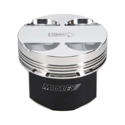 Manley Performance Manley 16+ Nissan VR30DDTT 86mm Bore 10:1 CR -3.5cc Dome Flat Top Piston w/ Rings (SINGLE)