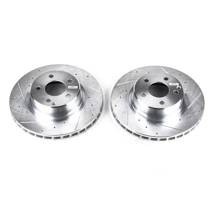 PowerStop Power Stop 03-06 Mercedes-Benz CL500 Front Evolution Drilled & Slotted Rotors - Pair