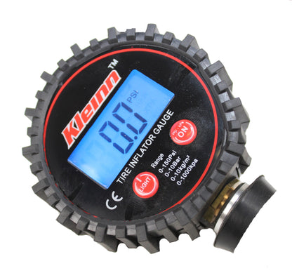 Kleinn Air Horns Kleinn Digital Tire Inflator w/ Gauge/ Bleed Valve/ / Locking Chuck 0-160 PSI
