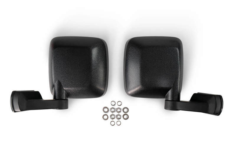 DV8 Offroad DV8 18-22 Jeep 4 Door JL/JT Aluminum Half Doors with Perforated Mesh Front