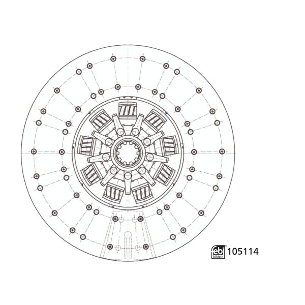 FEBI BILSTEIN FE105114 Clutch Disc