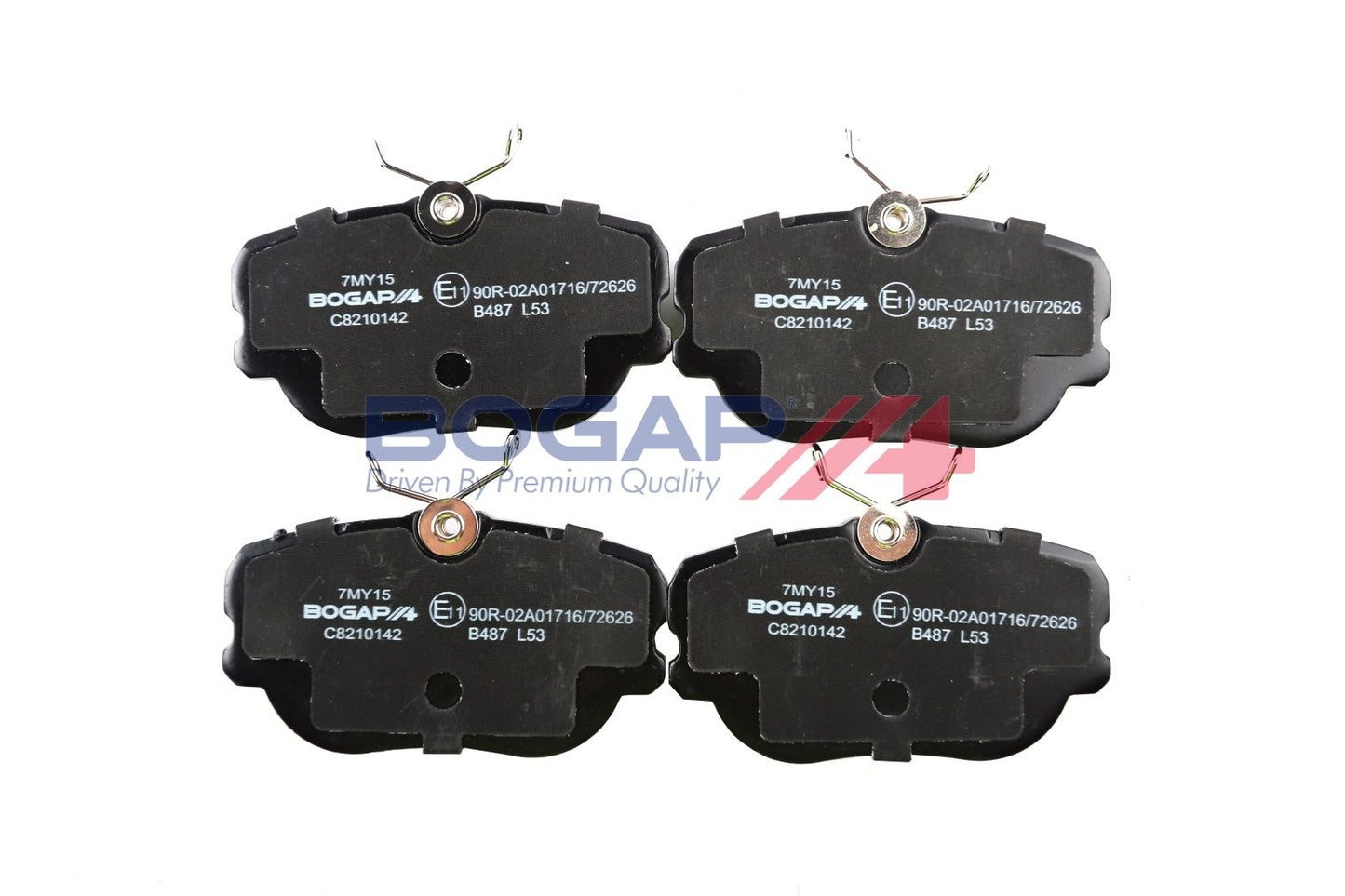 BOGAP C8210142 Brake Pad Set, Disc Brake
