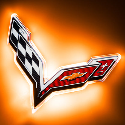 ORACLE Lighting Oracle Corvette C7 Rear Illuminated Emblem - Amber