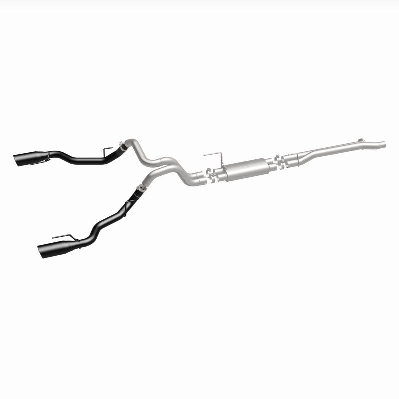 MagnaFlow SYS Cat-Back 2017 Ford F-150 Raptor 3.5L Dual Black Coated 3in Tips