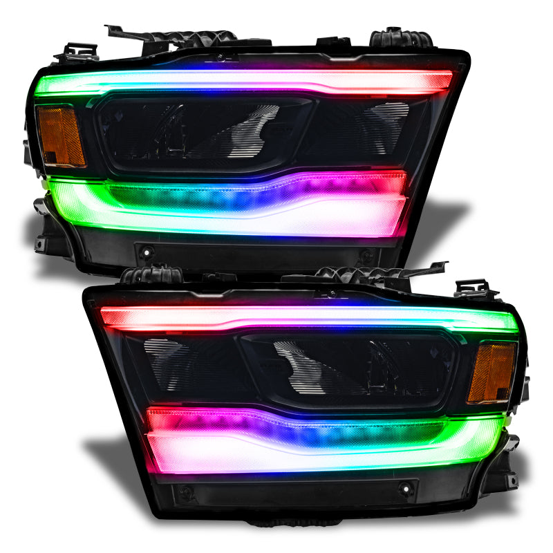 ORACLE Lighting Oracle 19-21 Dodge RAM 1500 RGB+W Headlight DRL Kit- Reflector LED Headlights - 2