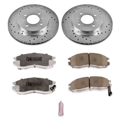 PowerStop Power Stop 98-02 Mitsubishi Mirage Front Z26 Street Warrior Brake Kit