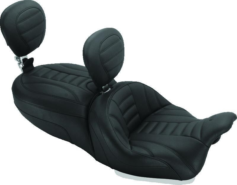 Mustang Motorcycle Mustang 95-05 Kawasaki Vulcan 800, 96-05 800 Classic Fastback 1PC Seat - Black