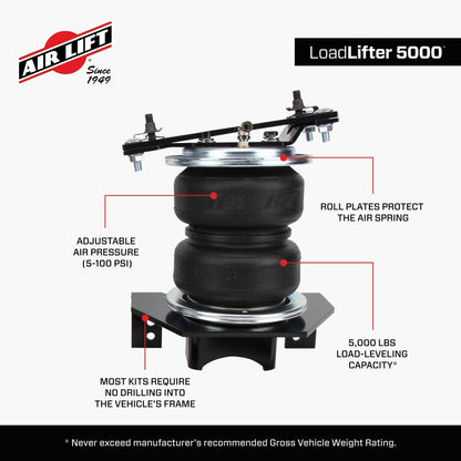 Air Lift LoadLifter 5000 for 2019 Chevrolet Silverado 1500 4WD (Trail Boss)