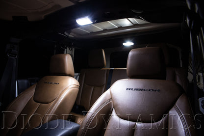 Diode Dynamics Wrangler JK 4dr Interior Kit Stage 2 - Cool - White
