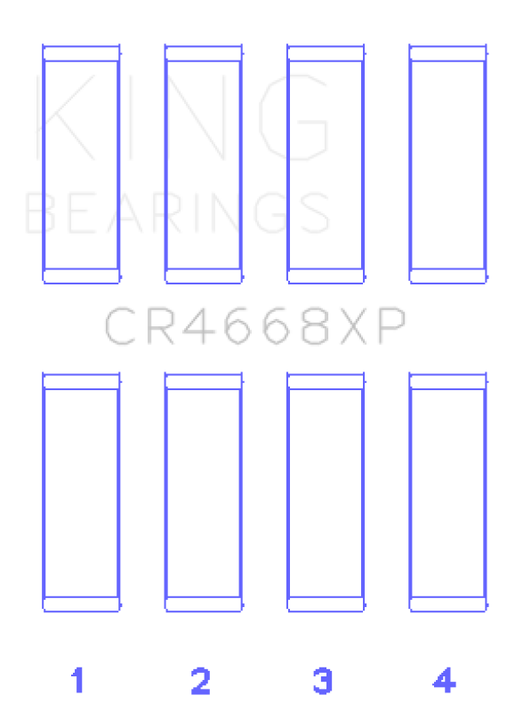 King Engine Bearings King 08-09 Chrysler Caliber SRT4/Mitsubishi/Hyundai/Kia World Engine Connecting Rod Bearing Set
