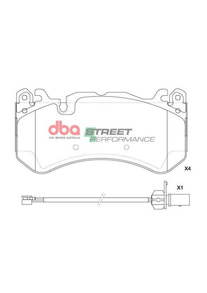 DBA 15-18 Audi RS6 Quattro SP Performance Front Brake Pads