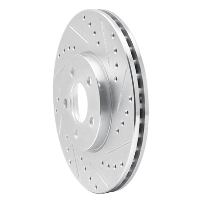 R1 Concepts R1 01-10 Chrysler PT Cruiser Front Right Drilled & Slotted Silver Brake Rotor