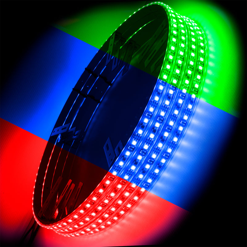 ORACLE Lighting Oracle LED Illuminated Wheel Rings - ColorSHIFT - 15in. - ColorSHIFT No Remote