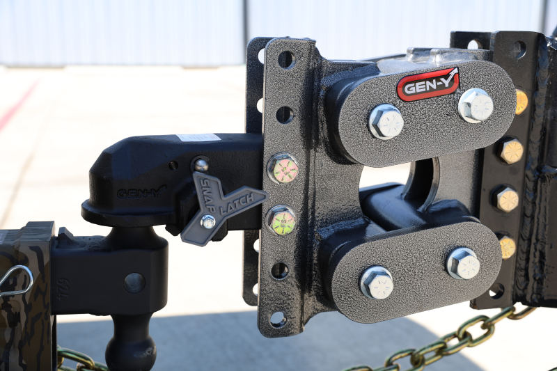 GEN-Y Hitch Gen-Y Contractor Torsion-Flex Channel Mount Trailer Coupler (1K-1.7K TW 16K Towing)