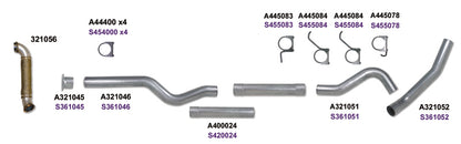 Diamond Eye Performance Diamond Eye KIT 4in Catback MRP Single w/ TDP AL 04-05 Chevy/GMC 6.6L Duramax 2500/3500