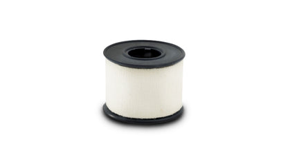 Vibrant 2 Meter (6-1/2 Feet) Roll of White Adhesive Clean Cut Tape