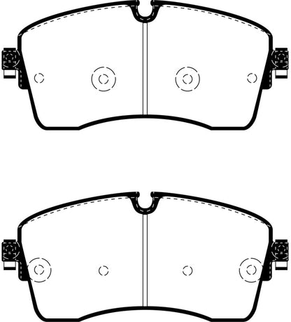 EBC 2018+ Jaguar E-Pace 2.0L Turbo (246) Yellowstuff Front Brake Pads