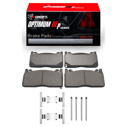 R1 Concepts R1 16-20 Ford Mustang Front Optimum OE Pads & Hardware Kit