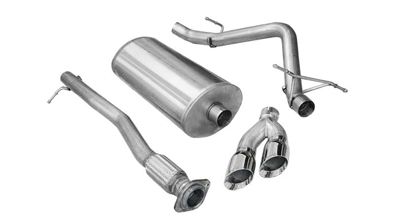 CORSA Performance Corsa 2011-2013 Chevrolet Silverado Crew Cab/Short Bed 1500 6.2L V8 Polished Sport Cat-Back Exhaust