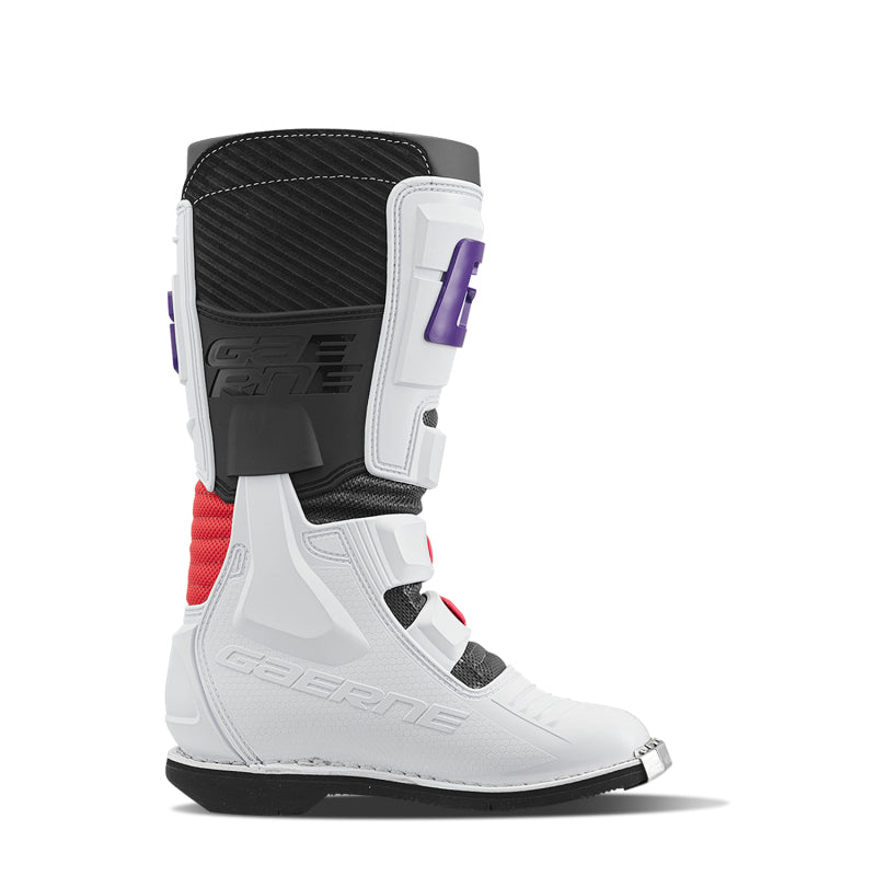 Gaerne GXJ Boot White/Red/Purple Size Youth - 2