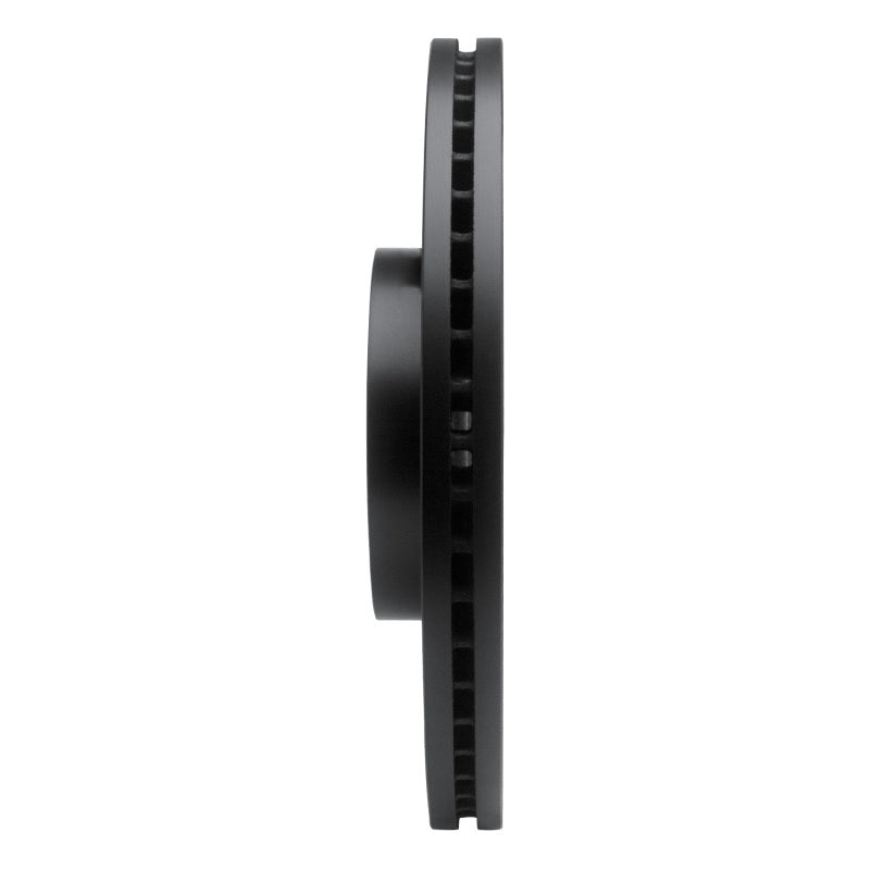 R1 Concepts R1 17-20 Lincoln MKZ Front Right Drilled & Slotted Black Brake Rotor