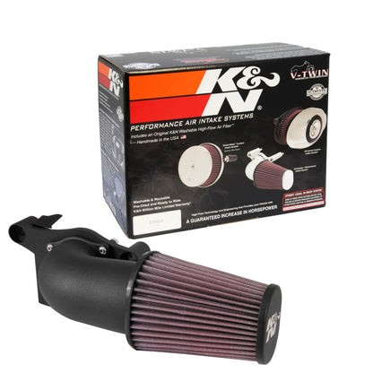 K&N Engineering K&N 2017 Harley-Davidson H/D Touring Models AirCharger Performance Intake - Black