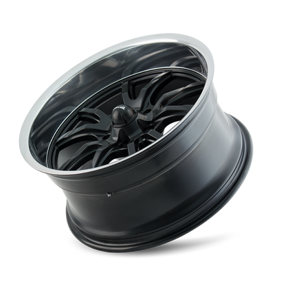 Ridler Wheels Ridler 650 17x8 / 5x120.65 BP / 0mm Offset / 83.82mm Hub Matte Black Polished Wheel