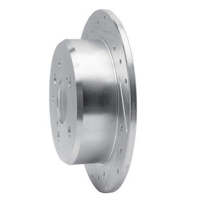 R1 Concepts R1 92-03 Lexus ES300 Rear Left Drilled & Slotted Silver Brake Rotor